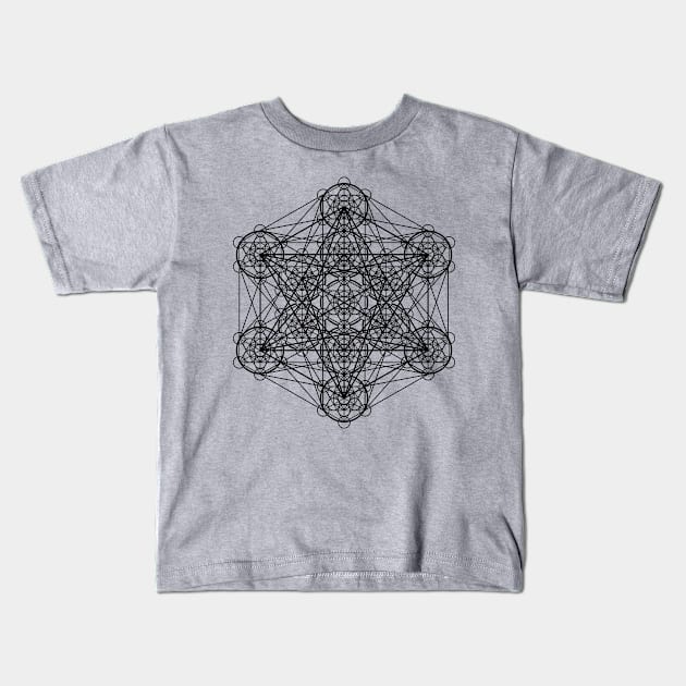 Infinity Cube Kids T-Shirt by LoneSkull